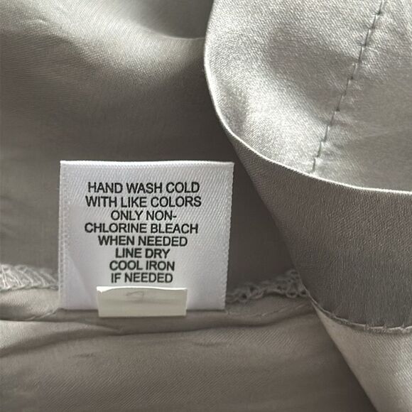 Proenza Schouler for Target Gray Ivory Print Silk Spaghetti Strap Blouse Size XS - Picture 10 of 10